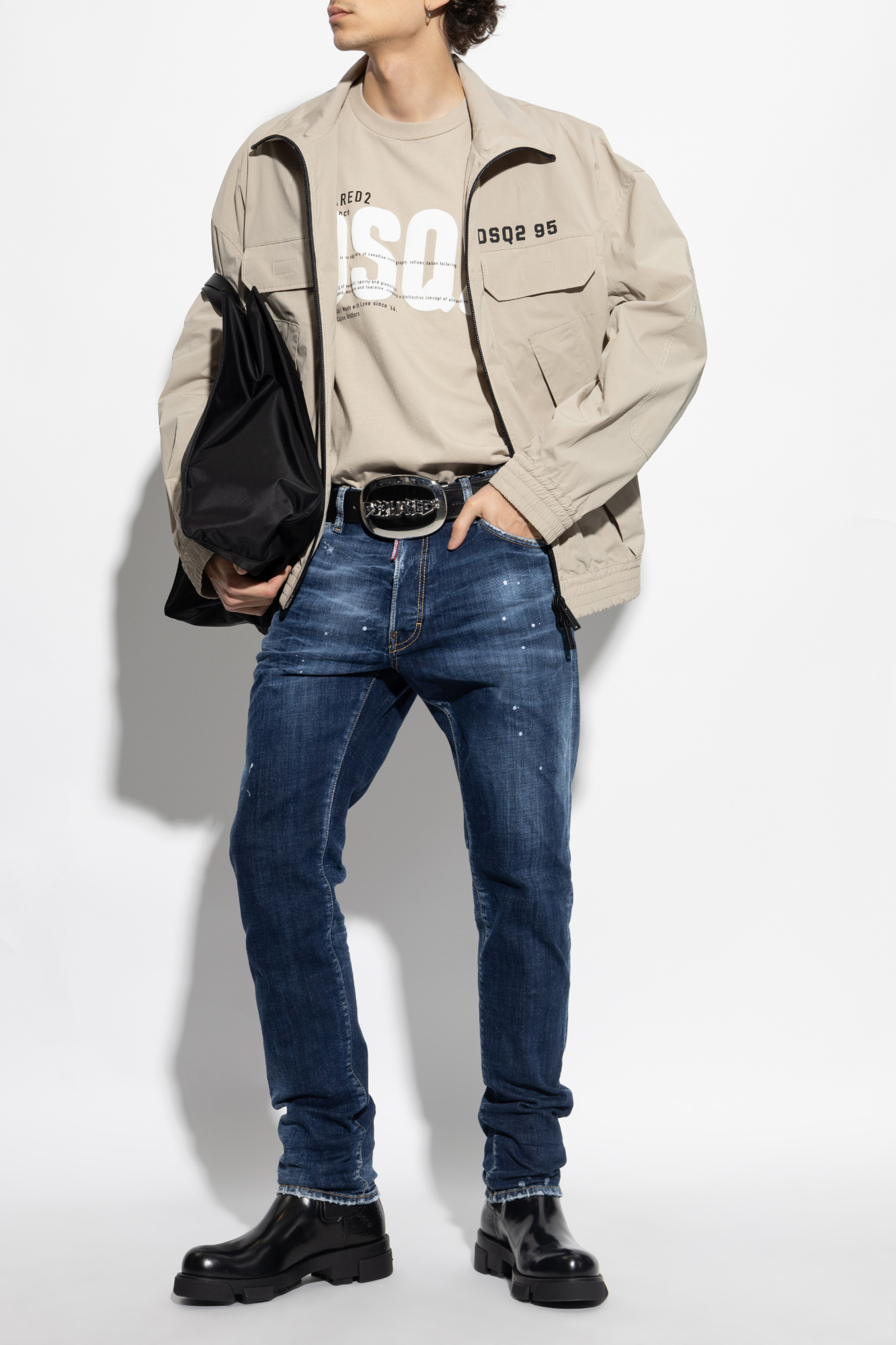 Granatowy Jeansy `Cool Guy` Dsquared2 - Vitkac Polska
